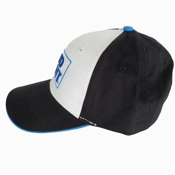 Bud Light Embroidered Stitched Adjustable Blue Snapback Hat Black One Size New - Picture 3 of 7